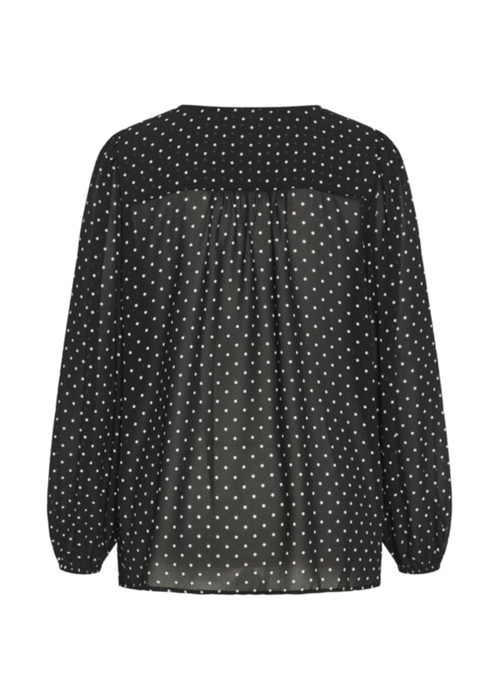 KAFFE CURVE KAFFE CURVE-BLOUSE À POIS-10584391