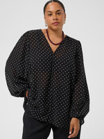 KAFFE CURVE KAFFE CURVE-BLOUSE À POIS-10584391