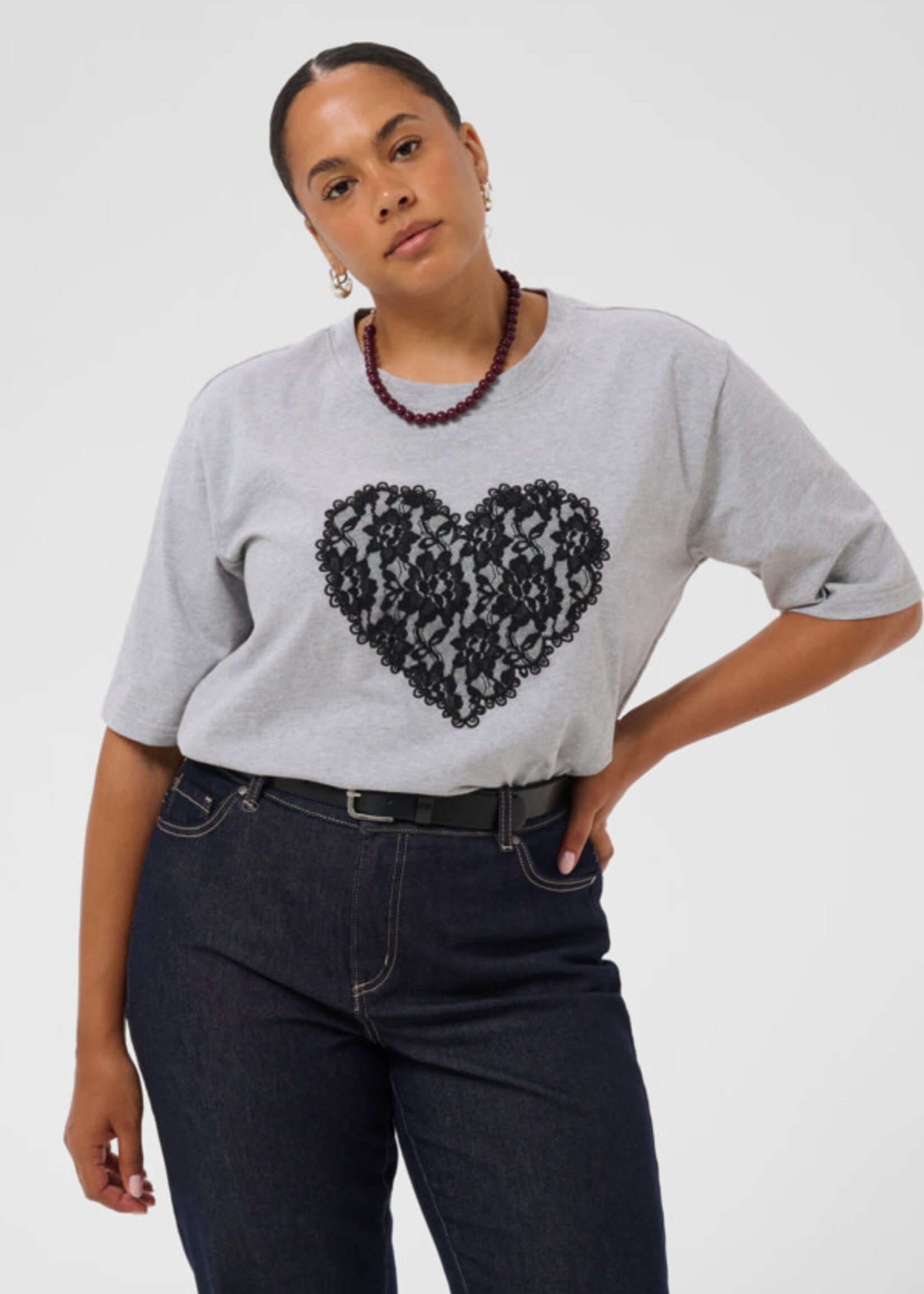 KAFFE CURVE KAFFE CURVE-T-SHIRT-10584405