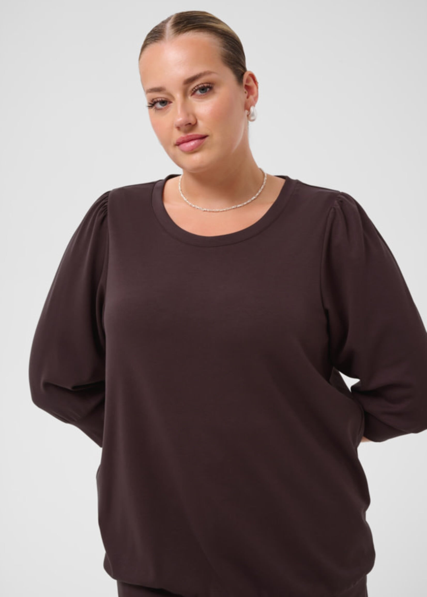 KAFFE CURVE KAFFE CURVE-CHANDAIL À MANCHES 3/4-10584423