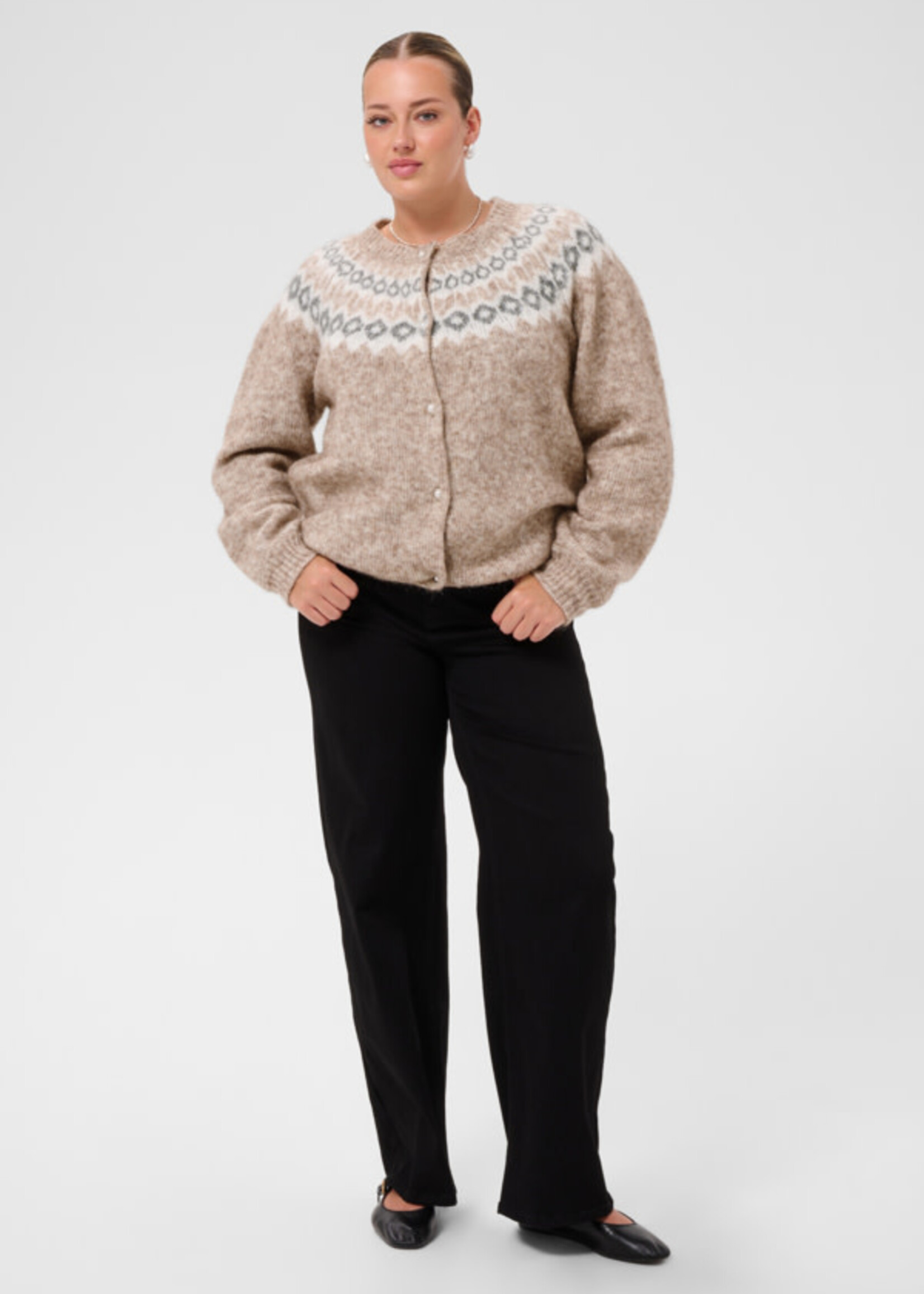 KAFFE CURVE KAFFE CURVE-CARDIGAN-10584429