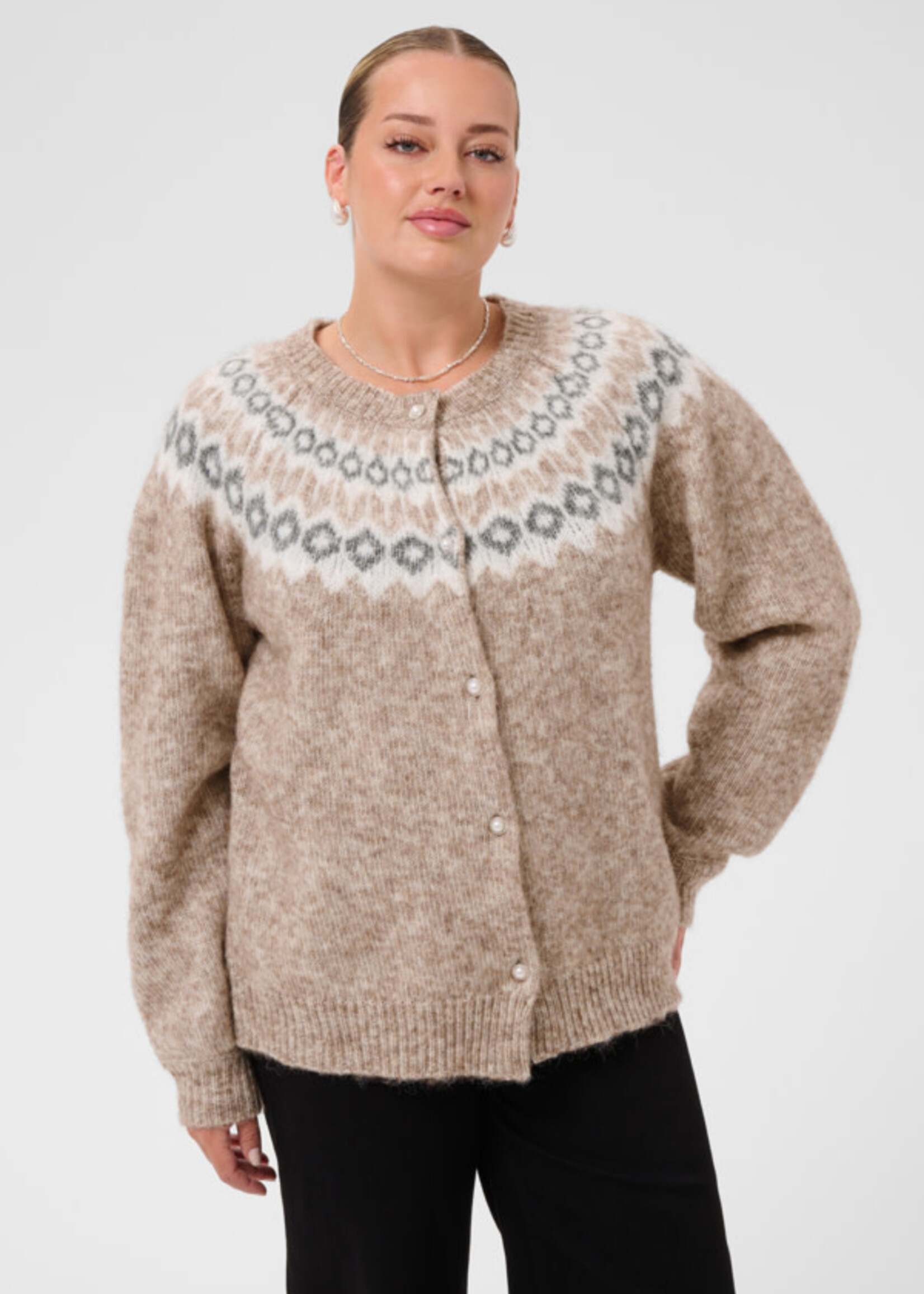 KAFFE CURVE KAFFE CURVE-CARDIGAN-10584429