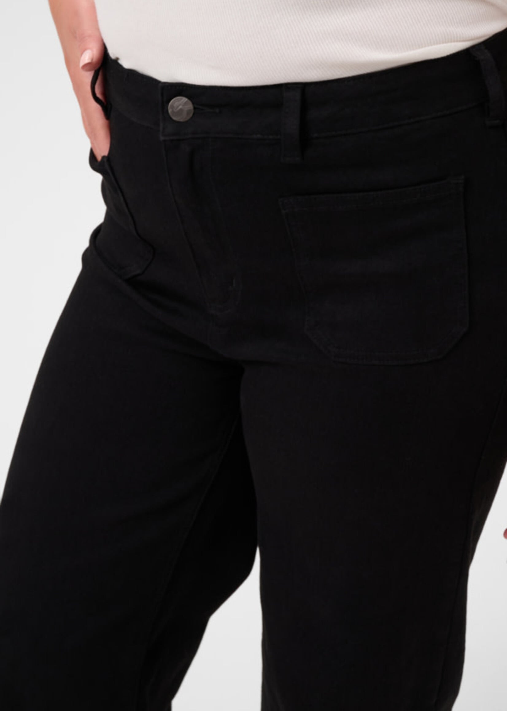 KAFFE CURVE KAFFE CURVE-JEANS À JAMBE LARGE-10584439