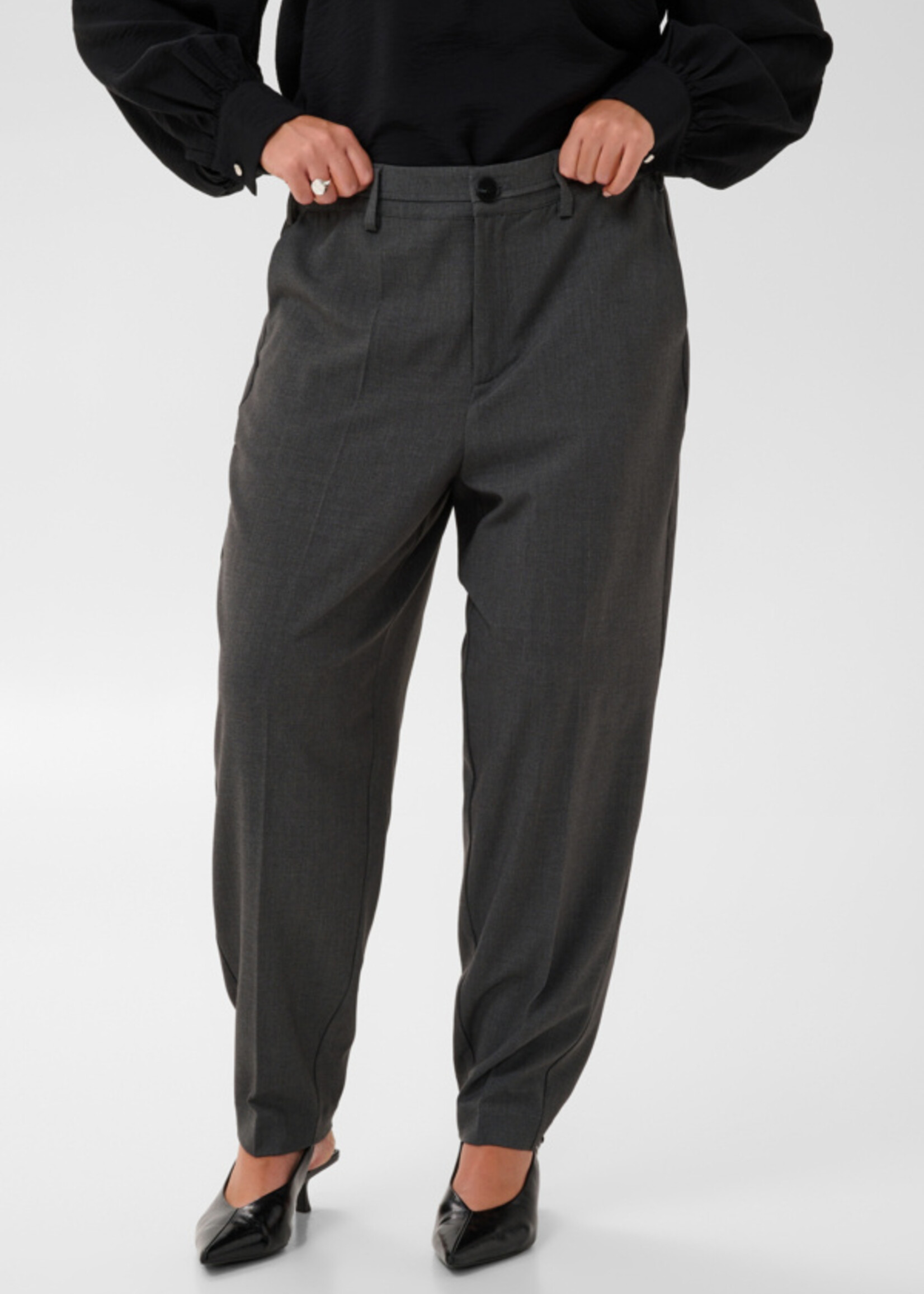 KAFFE CURVE KAFFE CURVE-PANTALON JAMBE ÉTROITE-10584527