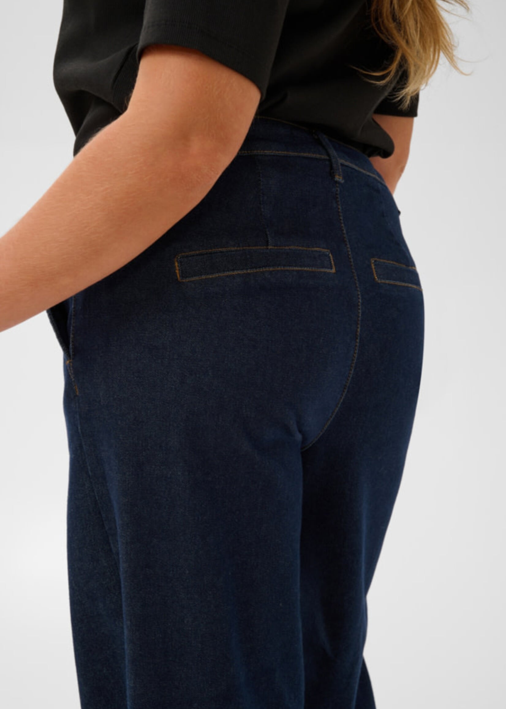 KAFFE CURVE KAFFE CURVE-JEANS À JAMBE LARGE-10584554