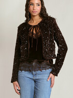 DEX DEX-CARDIGAN VELOURS ET SEQUIN-2829521D