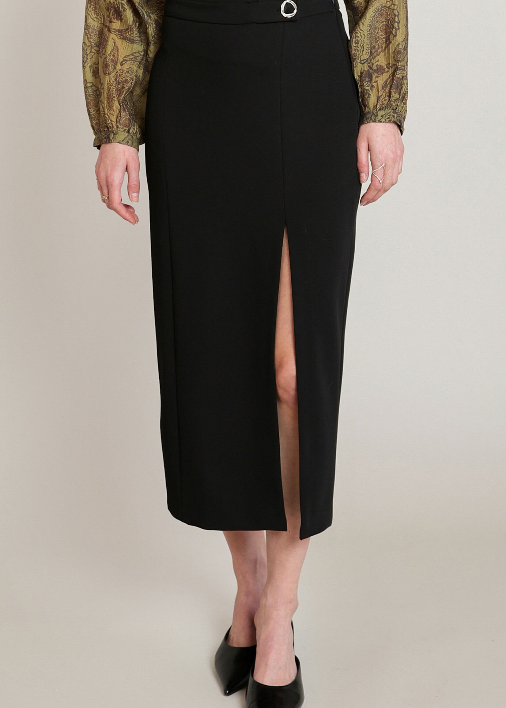 BLACK TAPE BLACK TAPE-JUPE LONGUE FENDUE-2822213T