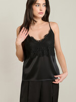 BLACK TAPE BLACK TAPE-CAMISOLE SATIN ET DENTELLE-2823507T