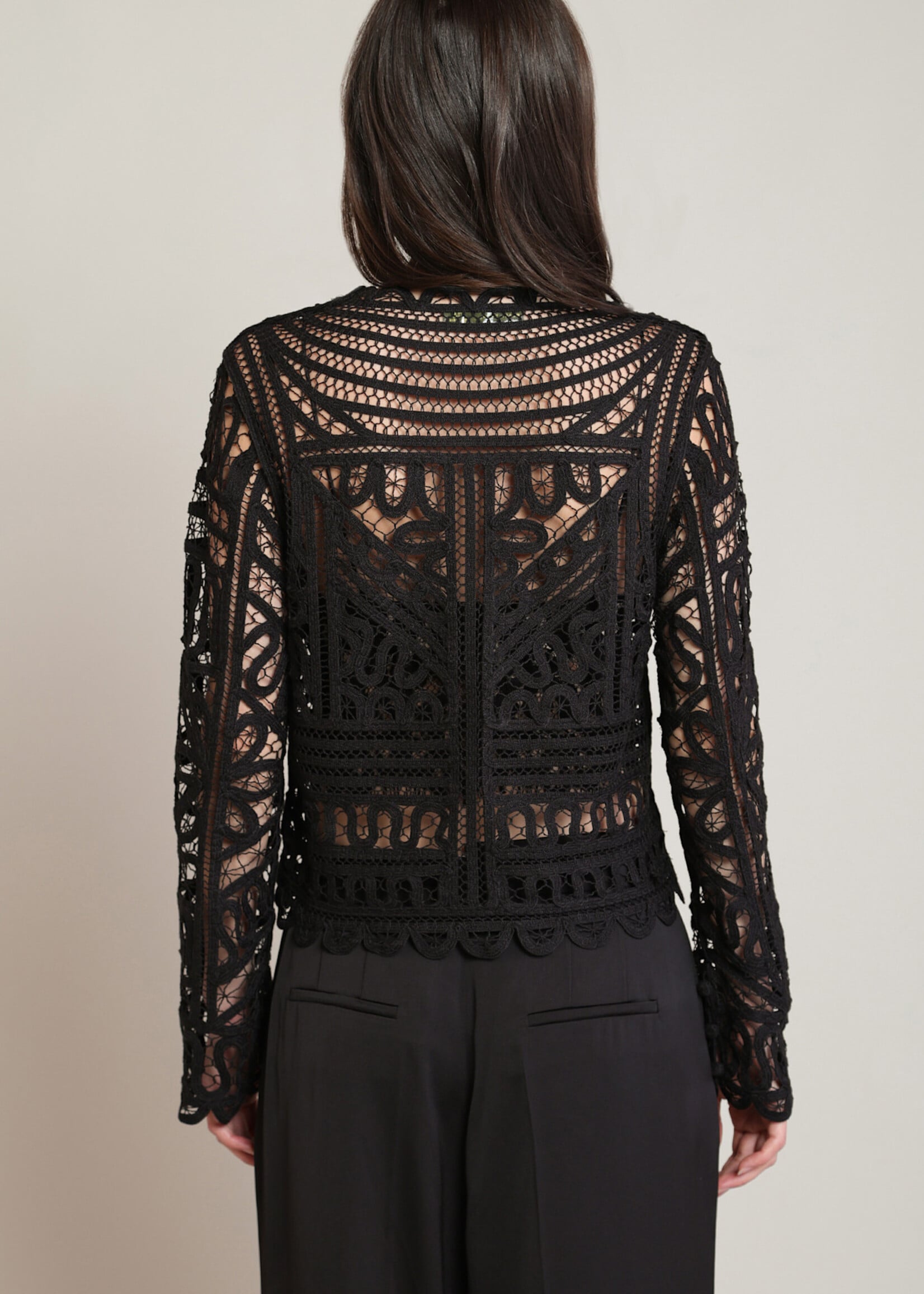 BLACK TAPE BLACK TAPE-BLOUSE EN CROCHET-2823514T