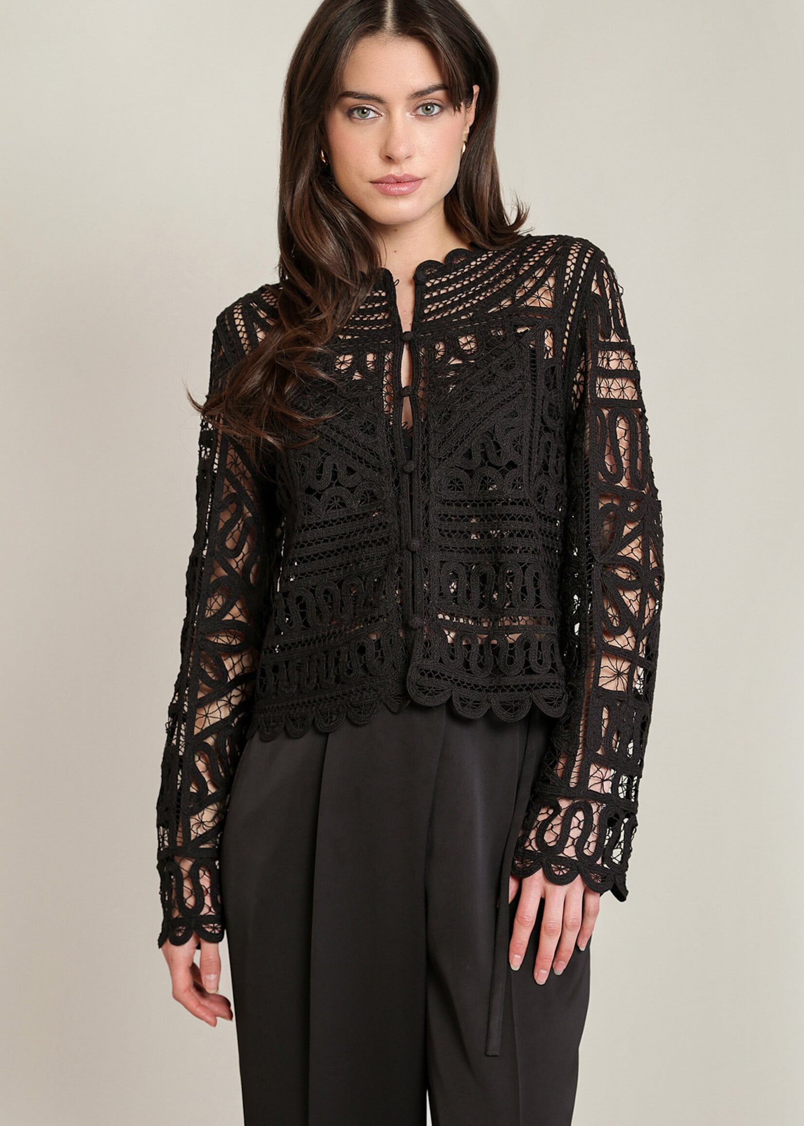 BLACK TAPE BLACK TAPE-BLOUSE EN CROCHET-2823514T