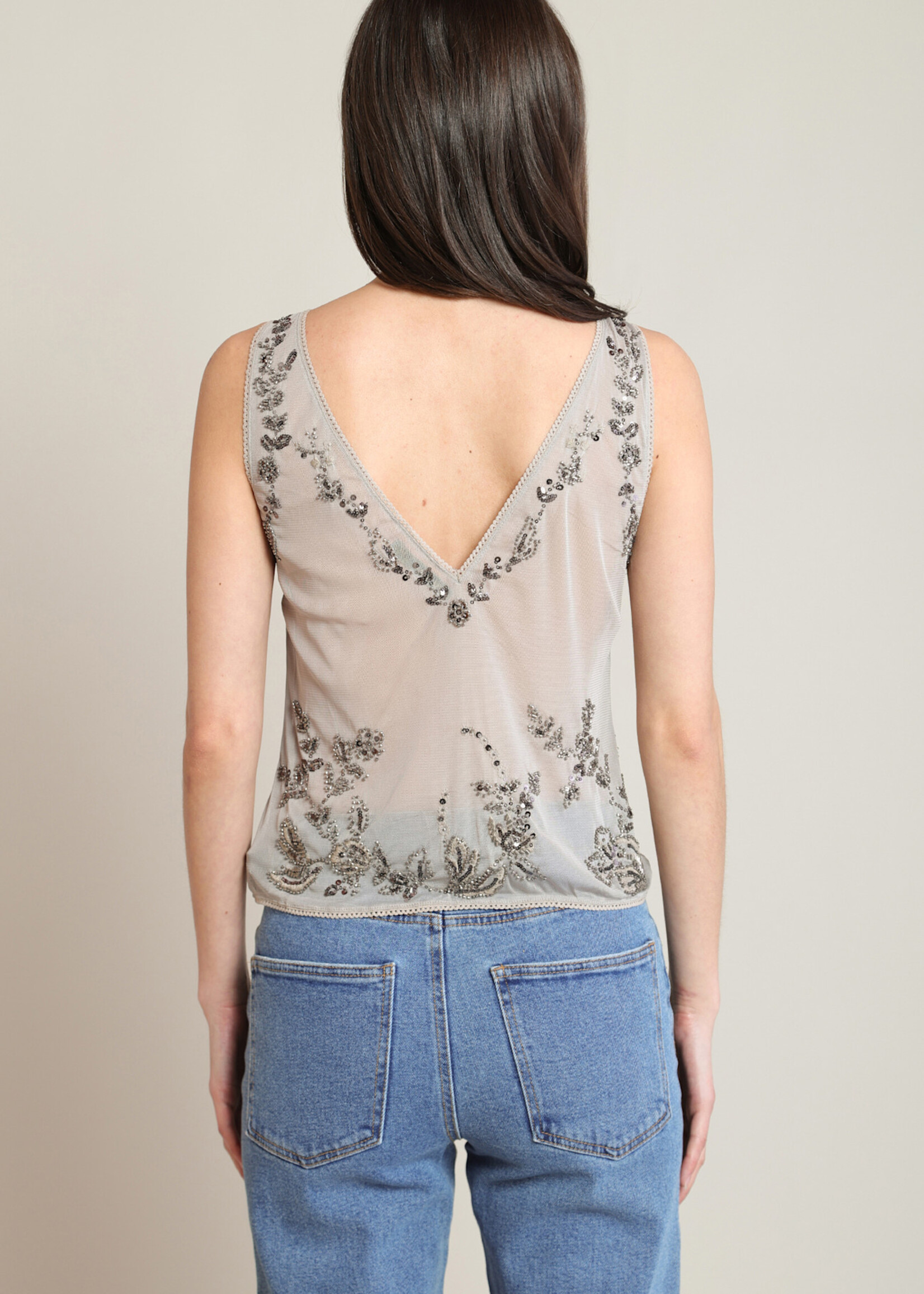 BLACK TAPE BLACK TAPE-CAMISOLE BRODÉE-2824303T