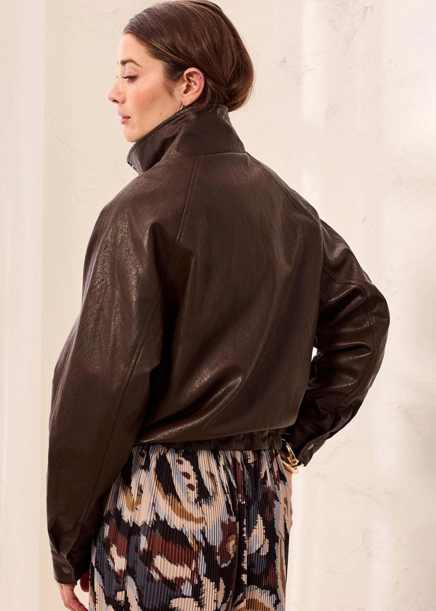 TRIBAL FASHION TRIBAL-VESTE EN SIMILICUIR-6272O