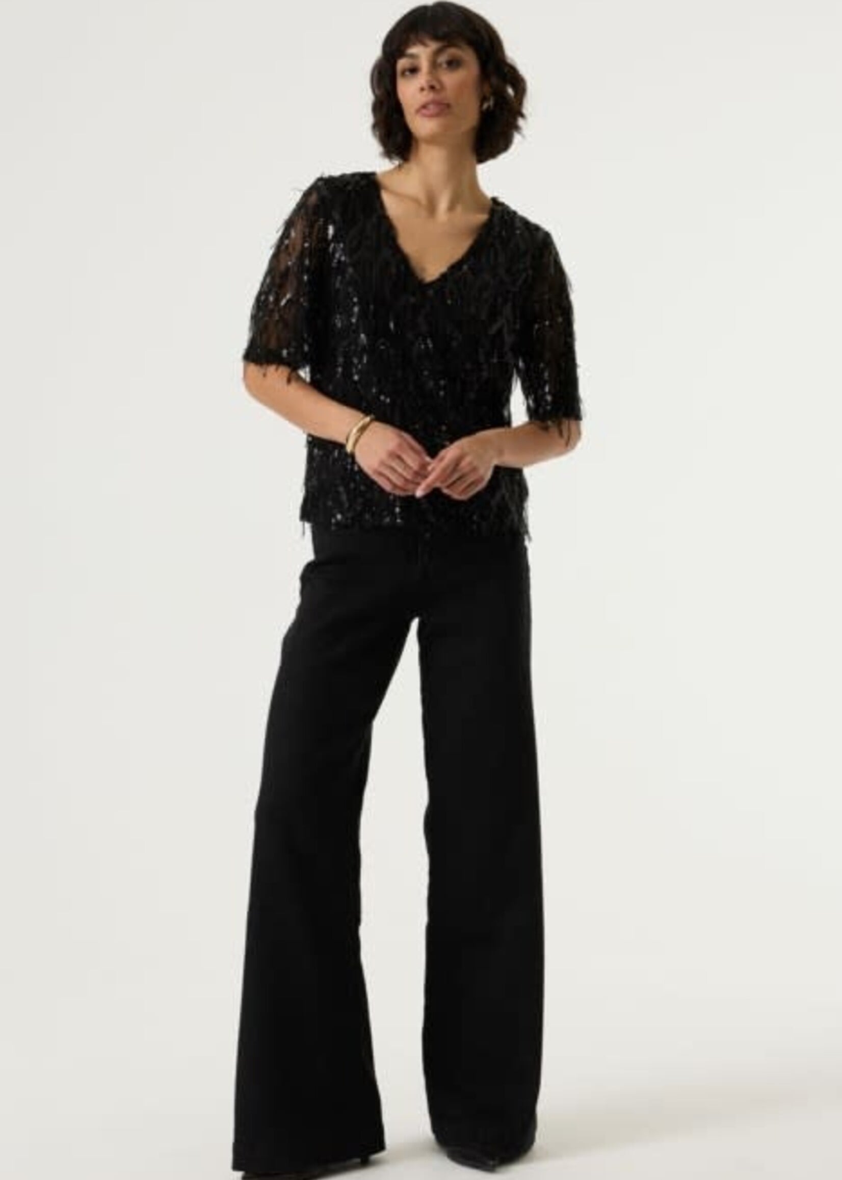 GARCIA GARCIA-T-SHIRT BRILLANT-W260035