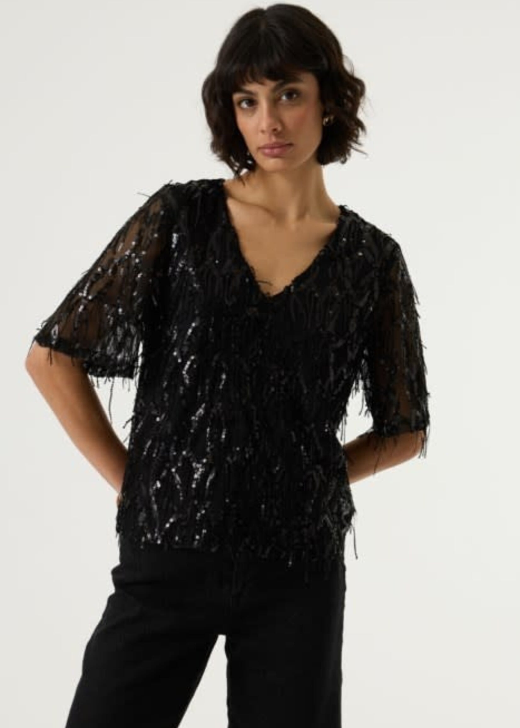 GARCIA GARCIA-T-SHIRT BRILLANT-W260035
