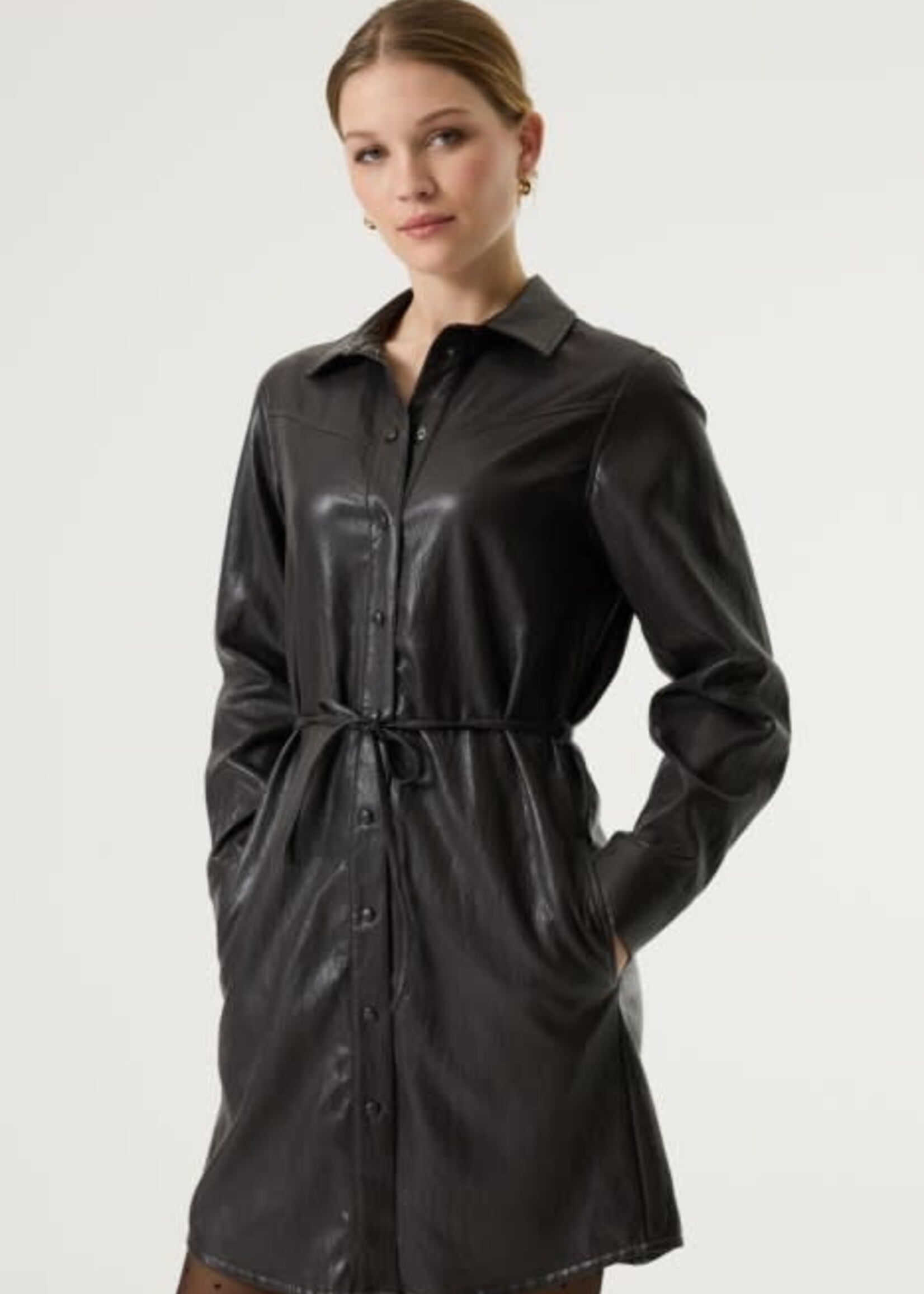 GARCIA GARCIA-ROBE EN SIMILI-CUIR-W260081
