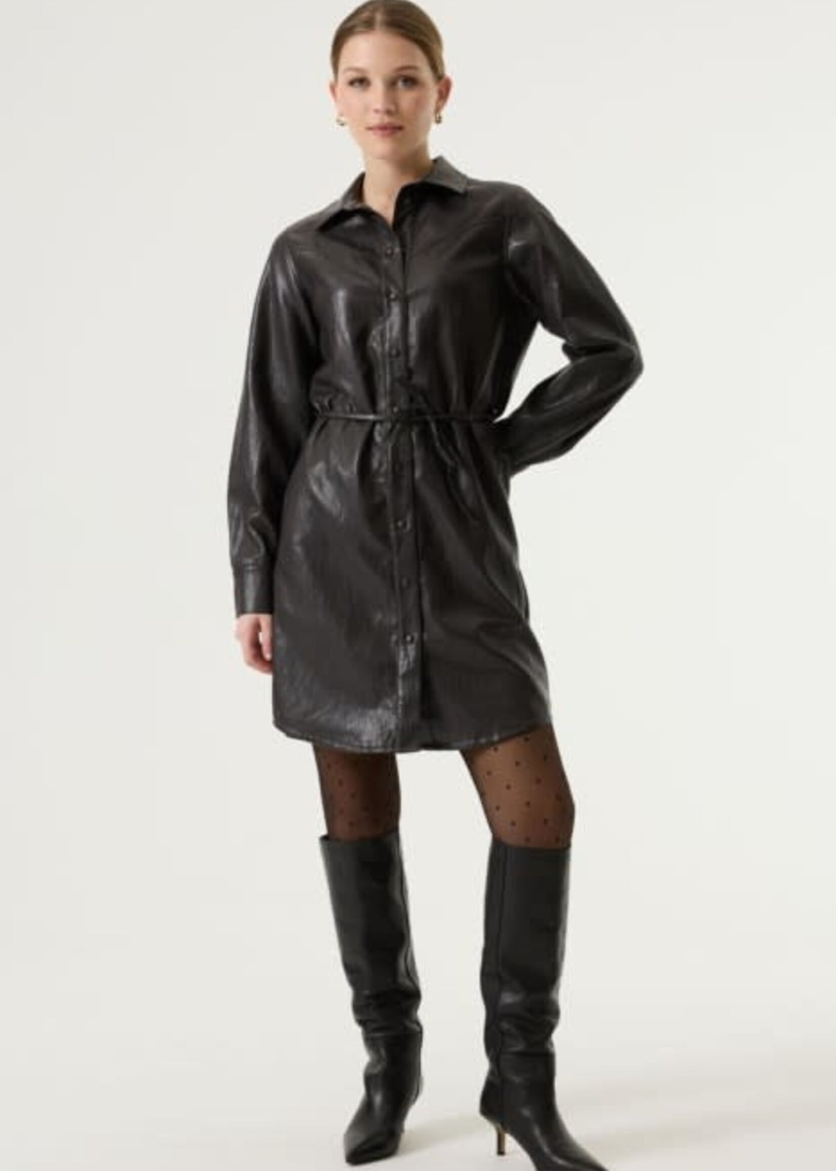 GARCIA GARCIA-ROBE EN SIMILI-CUIR-W260081
