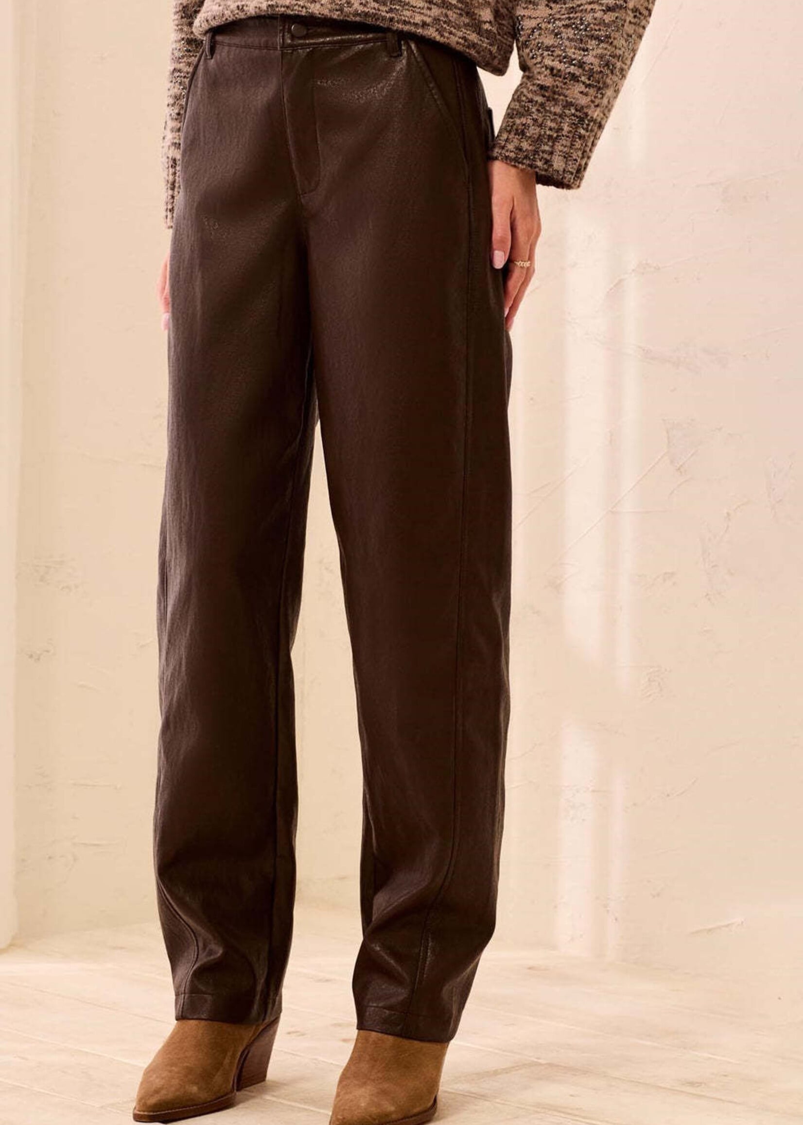 TRIBAL FASHION TRIBAL-PANTALON TONNEAU SIMILICUIR-6288O
