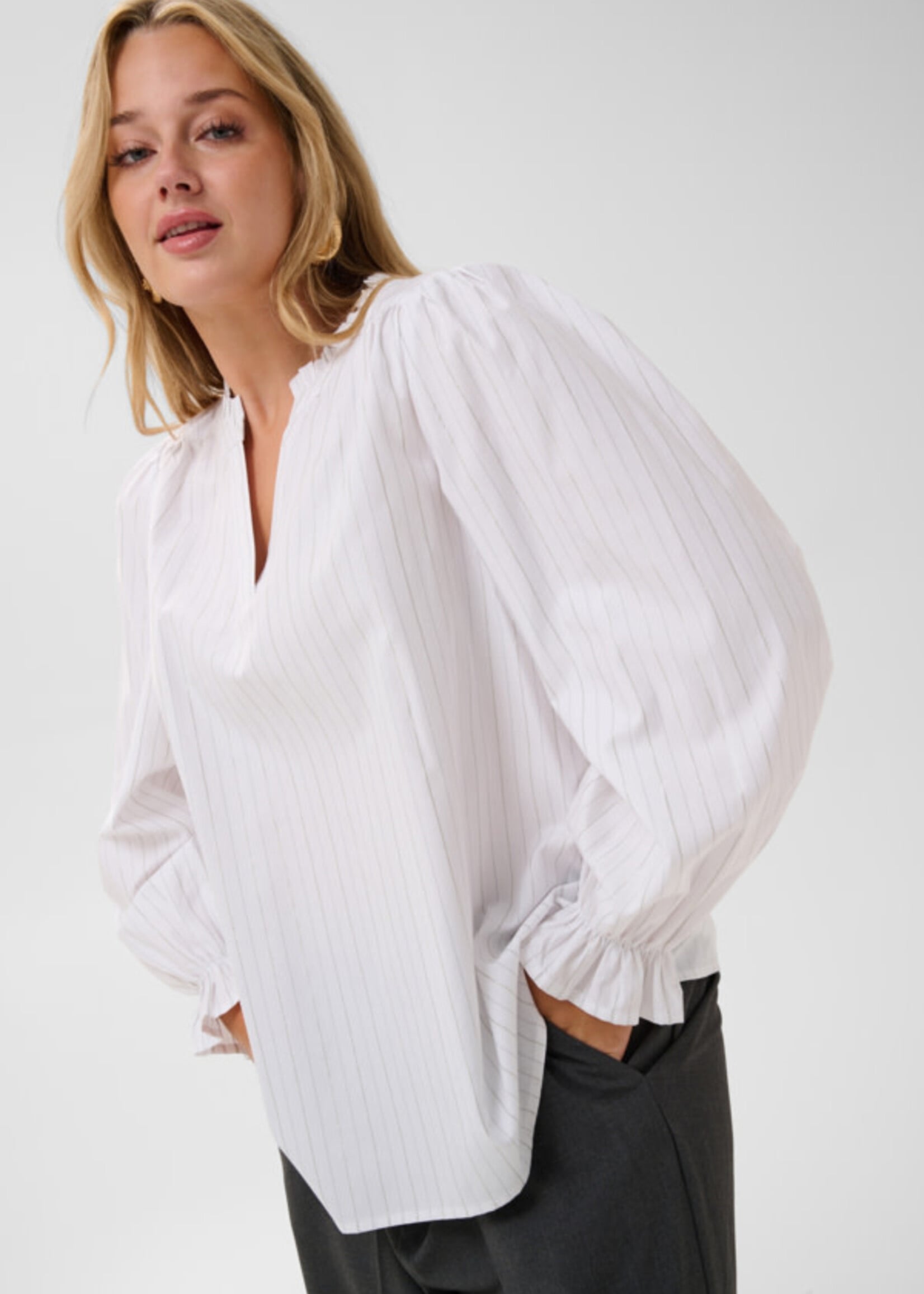 KAFFE CURVE KAFFE CURVE-BLOUSE-10584543