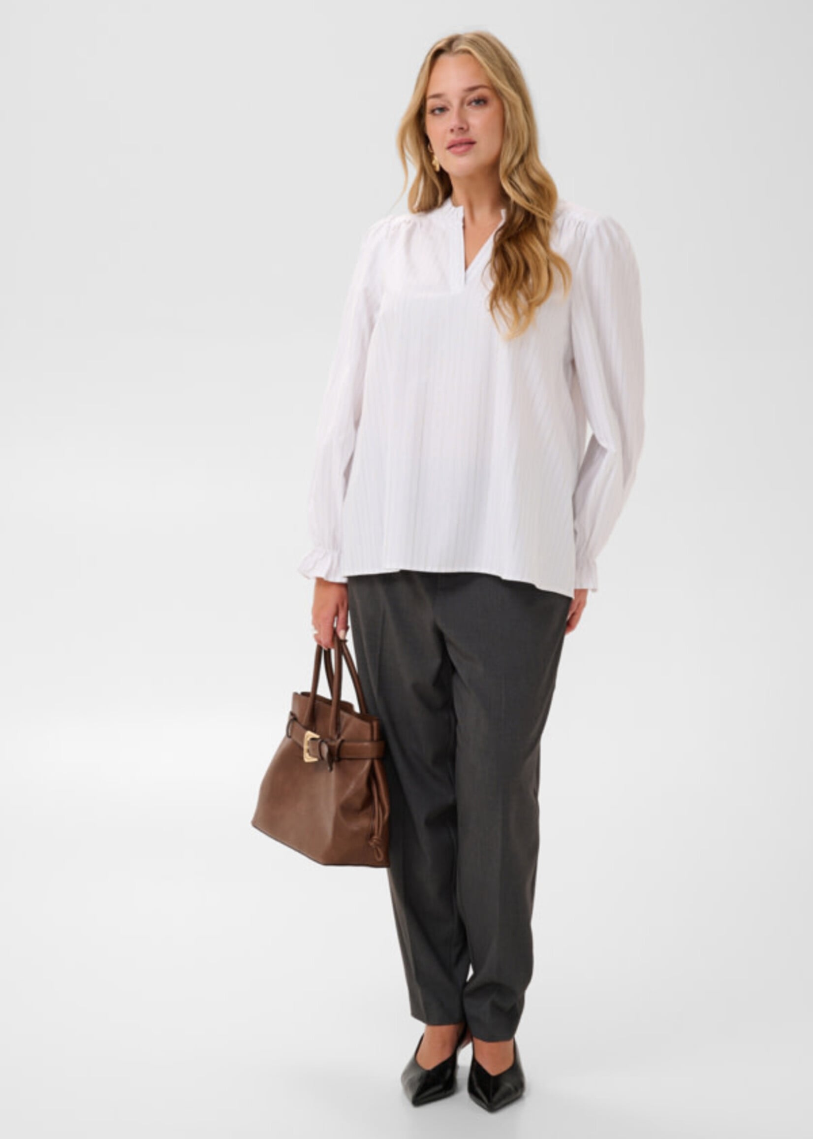 KAFFE CURVE KAFFE CURVE-BLOUSE-10584543
