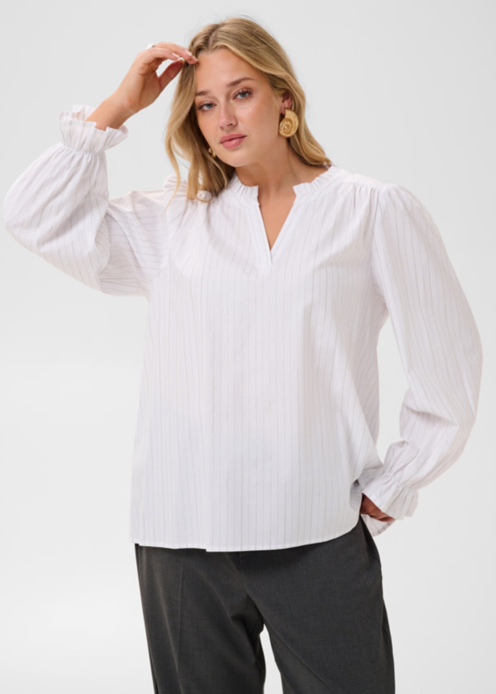 KAFFE CURVE KAFFE CURVE-BLOUSE-10584543
