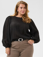 KAFFE CURVE KAFFE CURVE-BLOUSE MANCHES BOUFFANTES-10584586