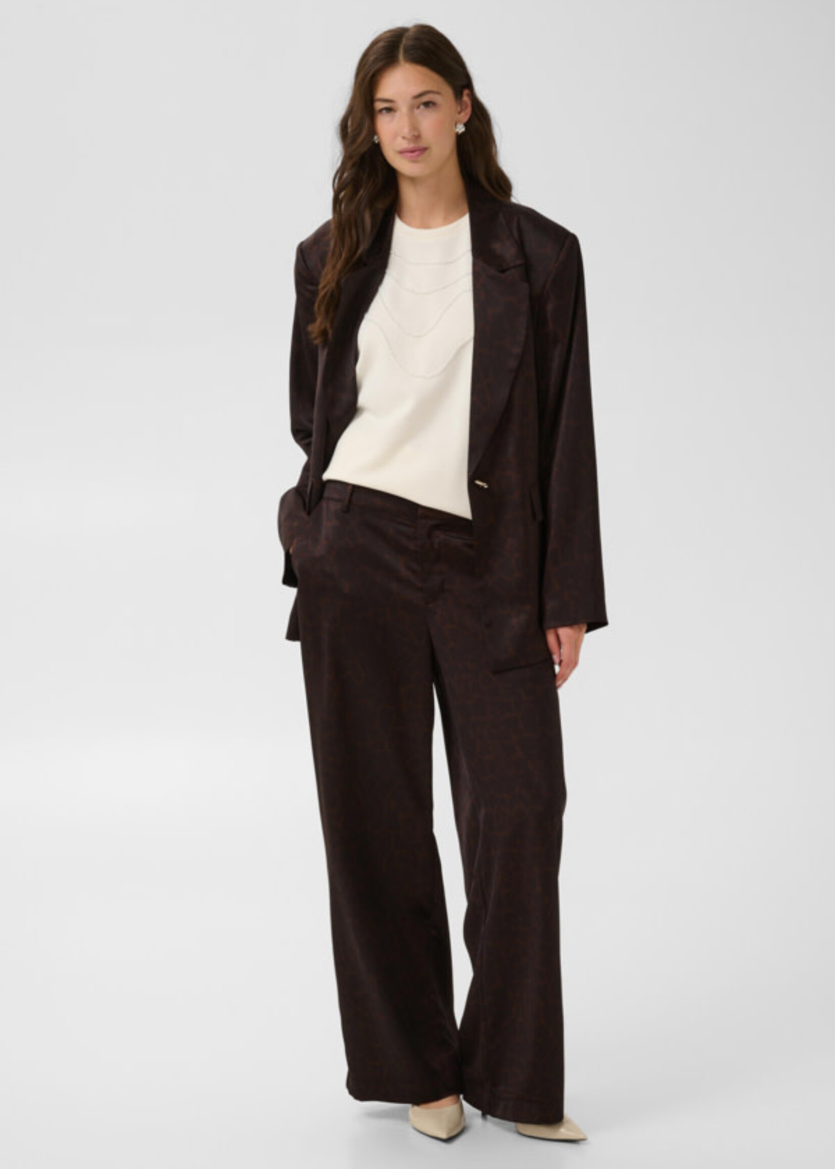 CULTURE CULTURE-PANTALON JAMBE LARGE IMPRIMÉ-50114058