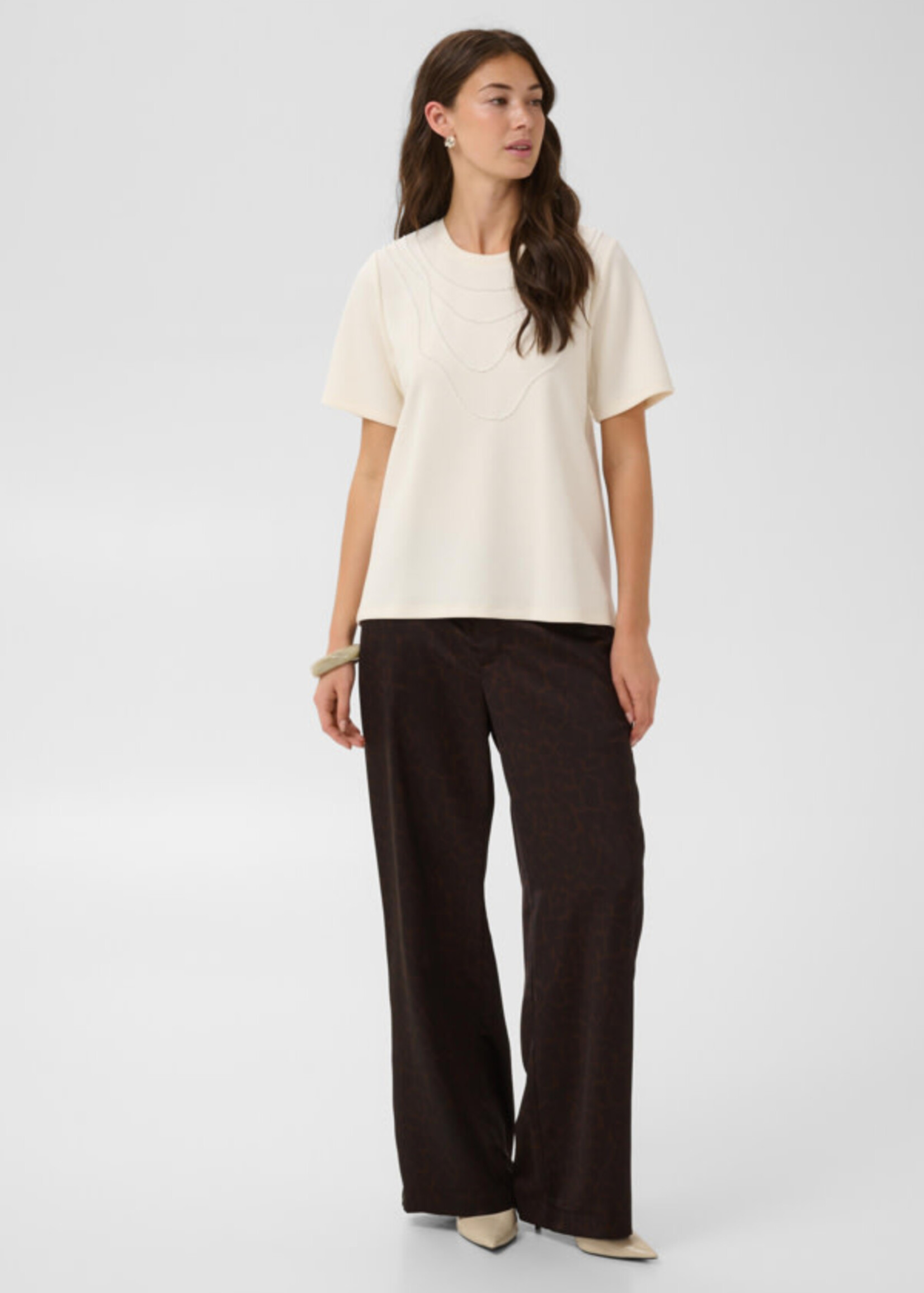 CULTURE CULTURE-PANTALON JAMBE LARGE IMPRIMÉ-50114058