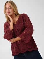 KAFFE CURVE-BLOUSE EN DENTELLE-10584507