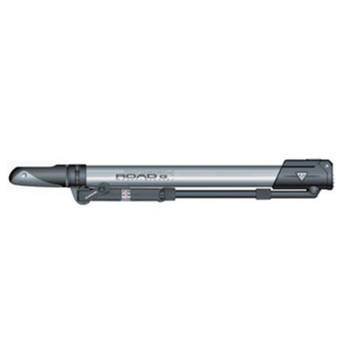 Topeak Road Morph Mini Pump with Gauge - 140psi Silver/Black Topeak Road Morph Mini Pump with Gauge - 140psi Silver/Black
