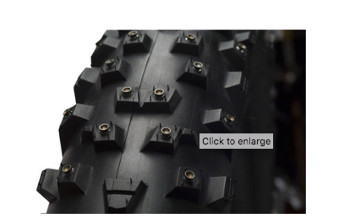 45NRTH Wrathchild Tire - 27.5 x 3.0, Tubeless, Folding, Black, 120tpi, 252 XL Concave Carbide Aluminum Studs