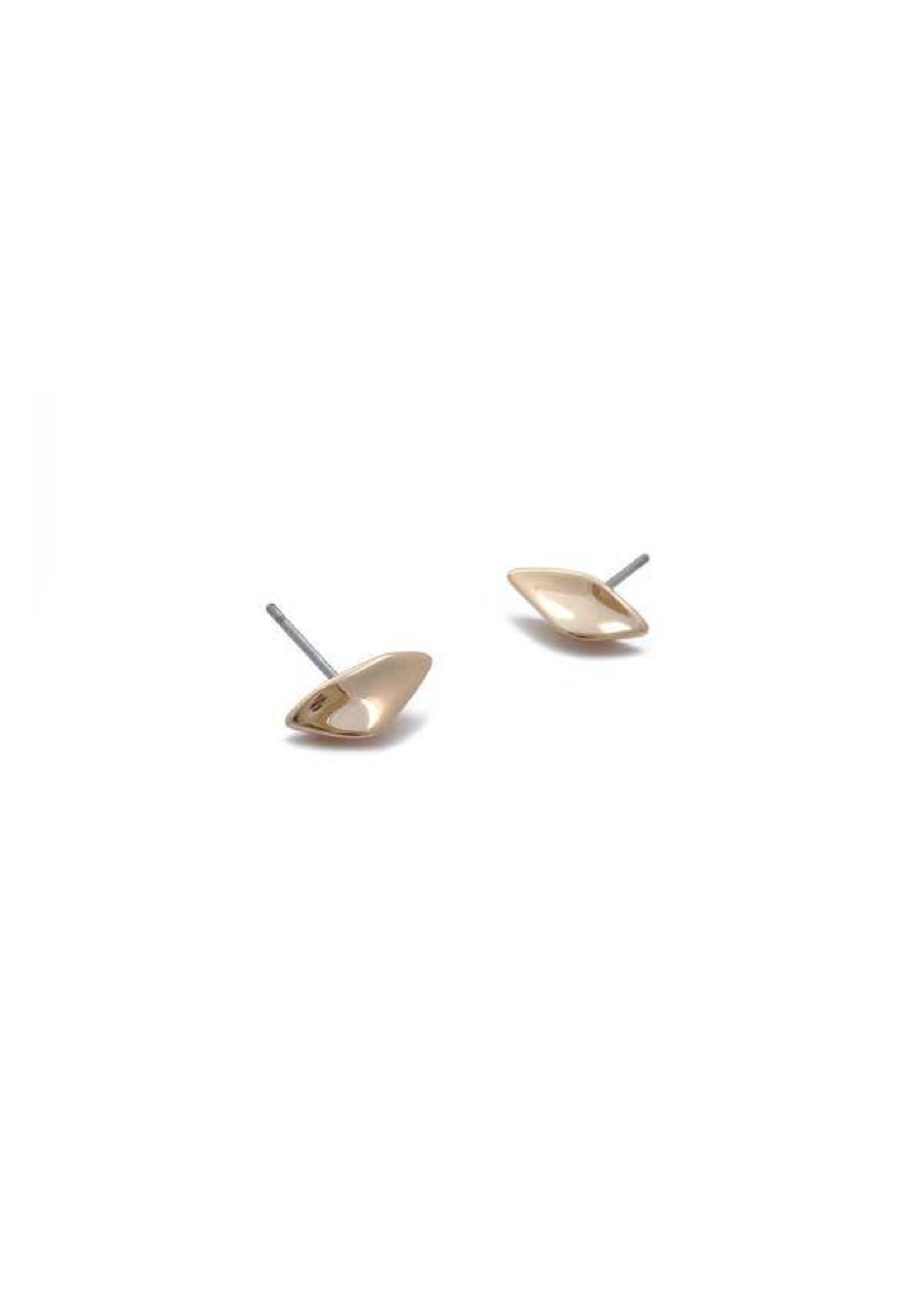 Rahya Blackwell Gold Tide Stud Earrings