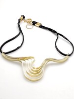 Mia Hebib Gold Riplish Necklace