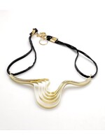 Mia Hebib Gold Riplish Necklace