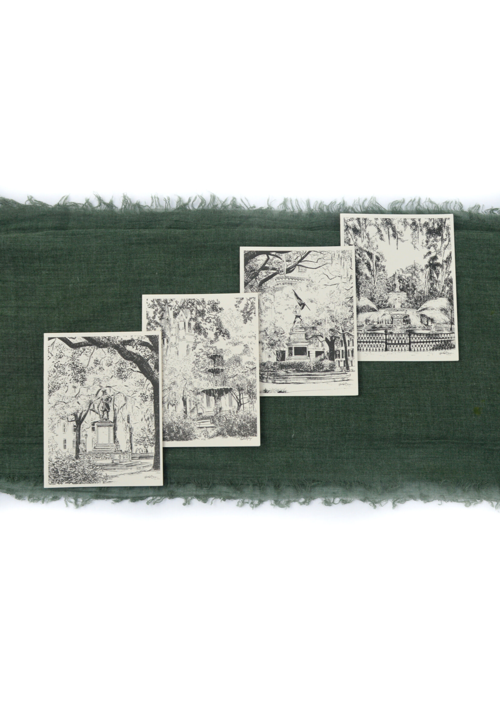 Heather Young Savannah Squares Boxed Stationery Set