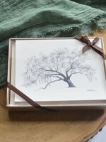 Heather Young Oaks boxed stationary set
