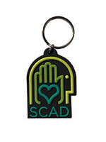 SCAD SCAD Head Hand Heart Keychain