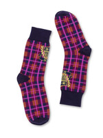 SCAD SCAD Crest Plaid Socks