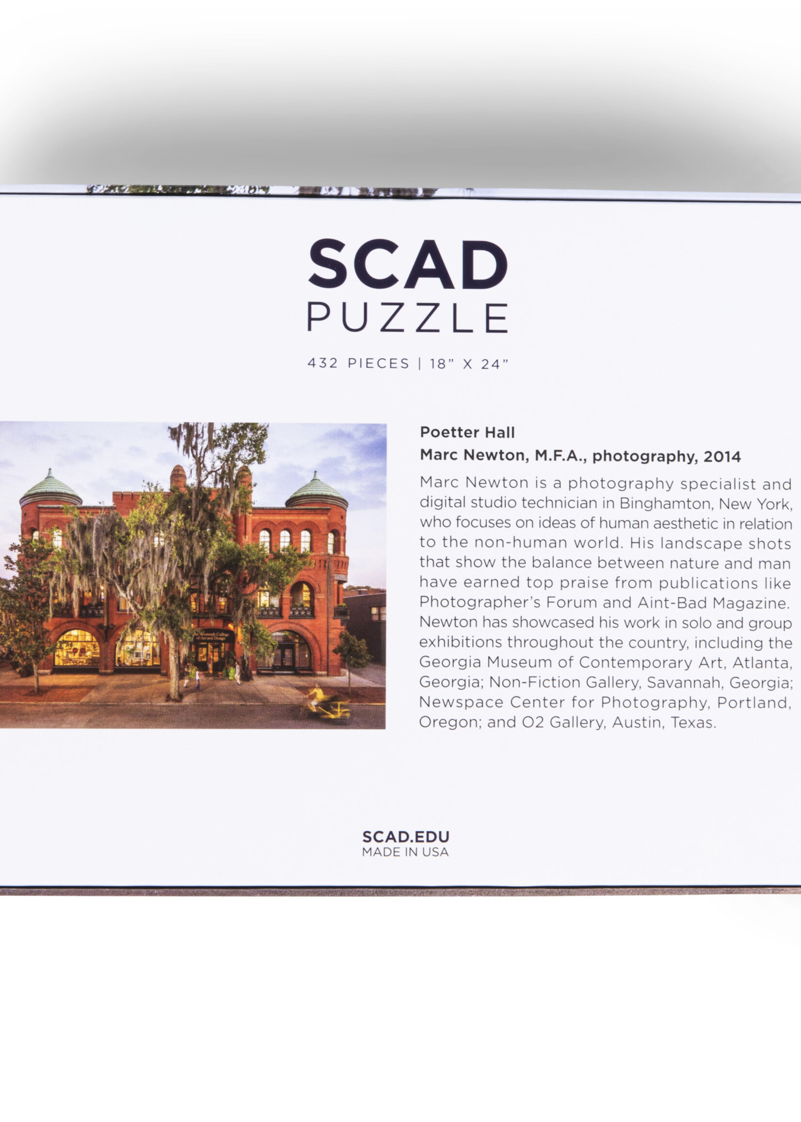 SCAD SCAD Poetter Hall Puzzle