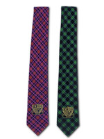 SCAD SCAD Crest Plaid Tie