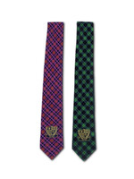 SCAD SCAD Crest Plaid Tie
