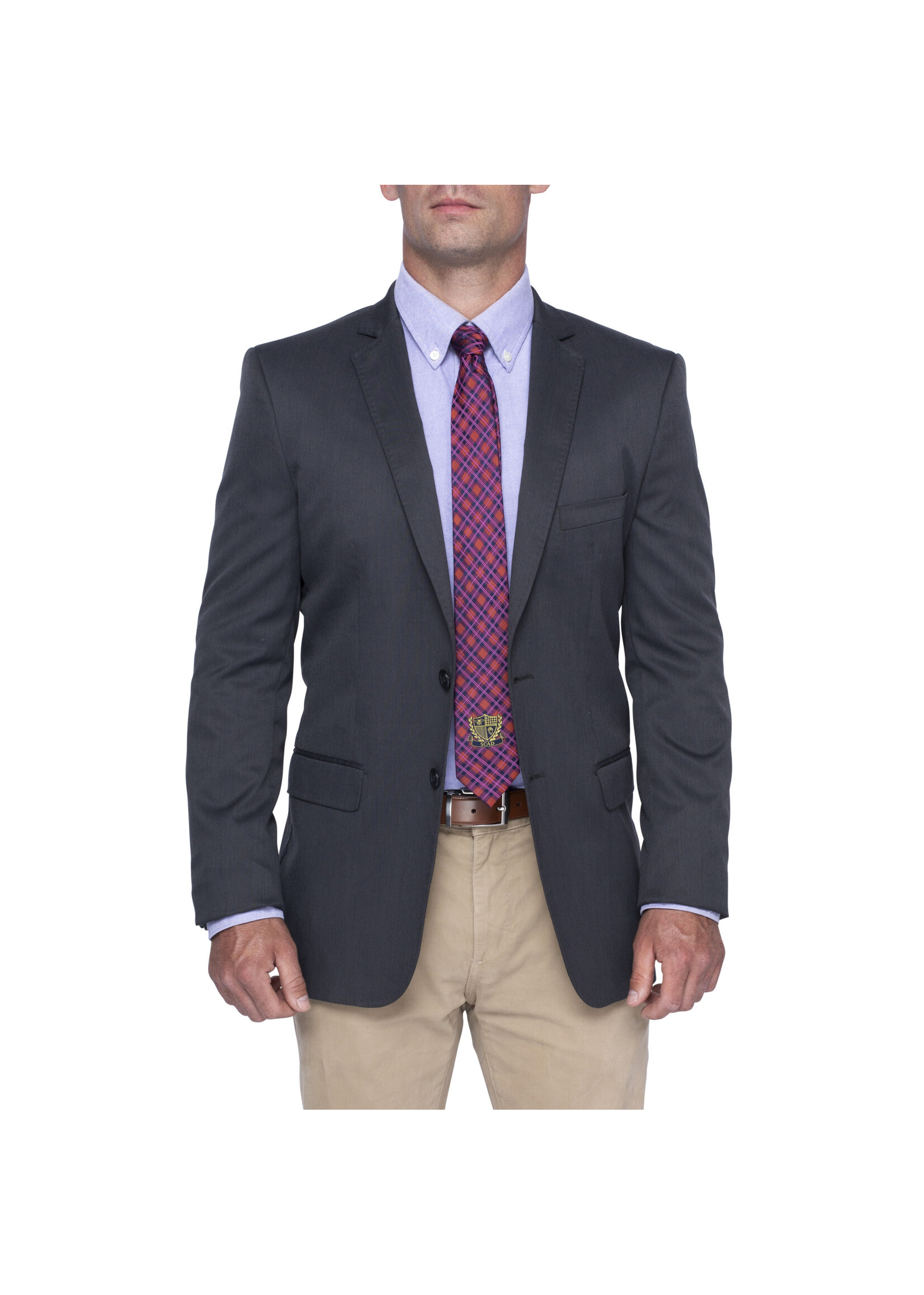 SCAD SCAD Crest Plaid Tie