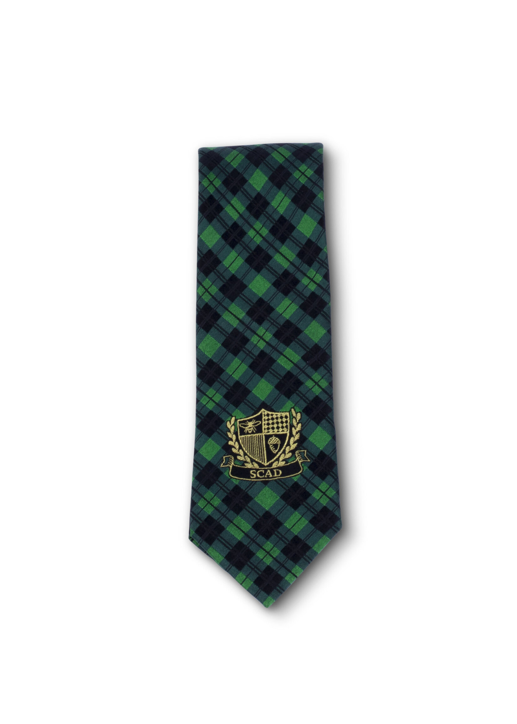 SCAD SCAD Crest Plaid Tie