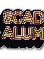 SCAD SCAD Alum Enamel Pin - Pink/Yellow