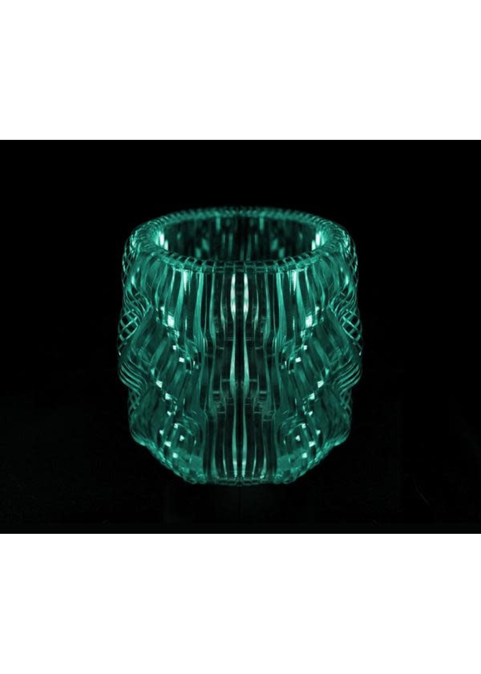 Kathleen Grebe Glass Wave Parametric Bracelet Cuff Medium