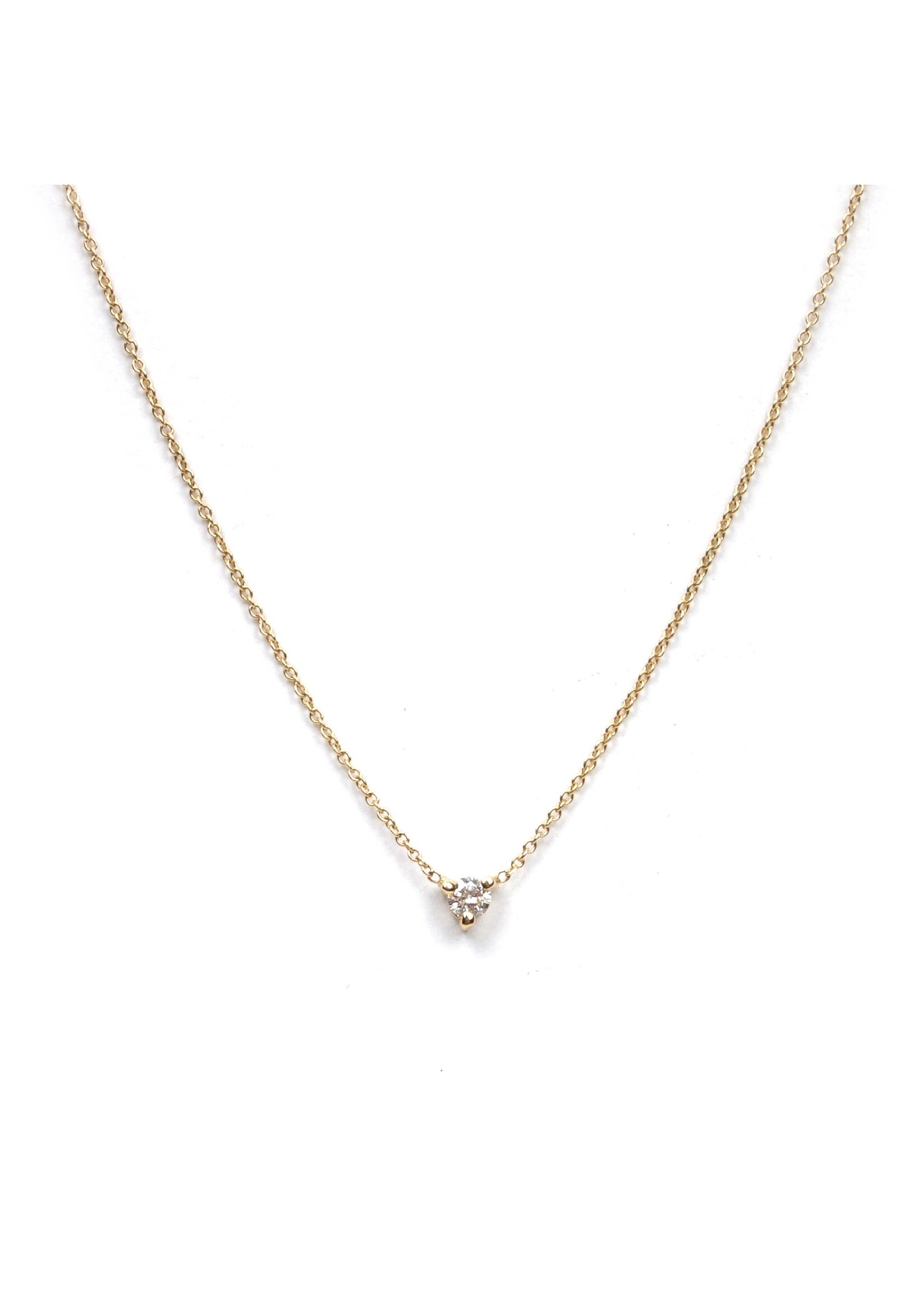 Hayley Schlesinger Tiny Diamond Chip Necklace - 18"