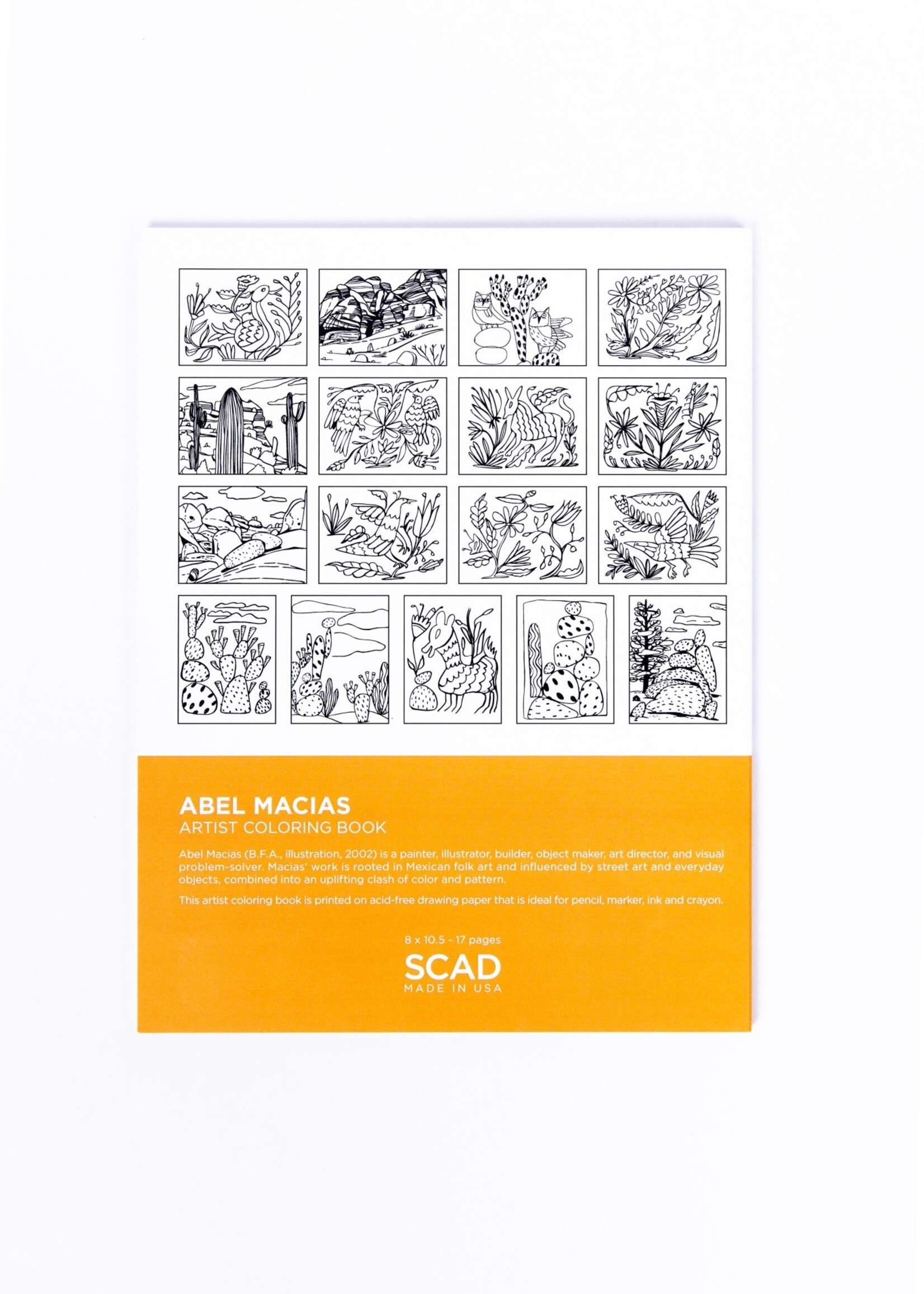 SCAD SCAD Abel Macias Coloring Book