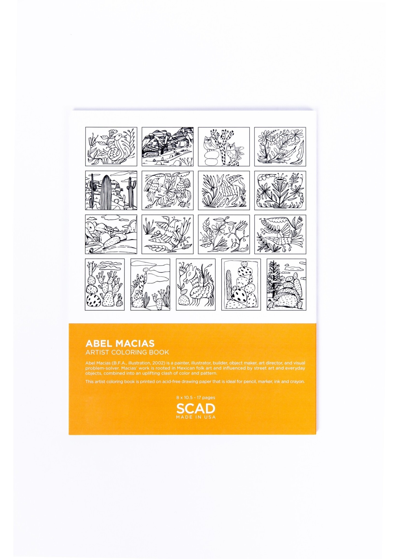 SCAD SCAD Abel Macias Coloring Book