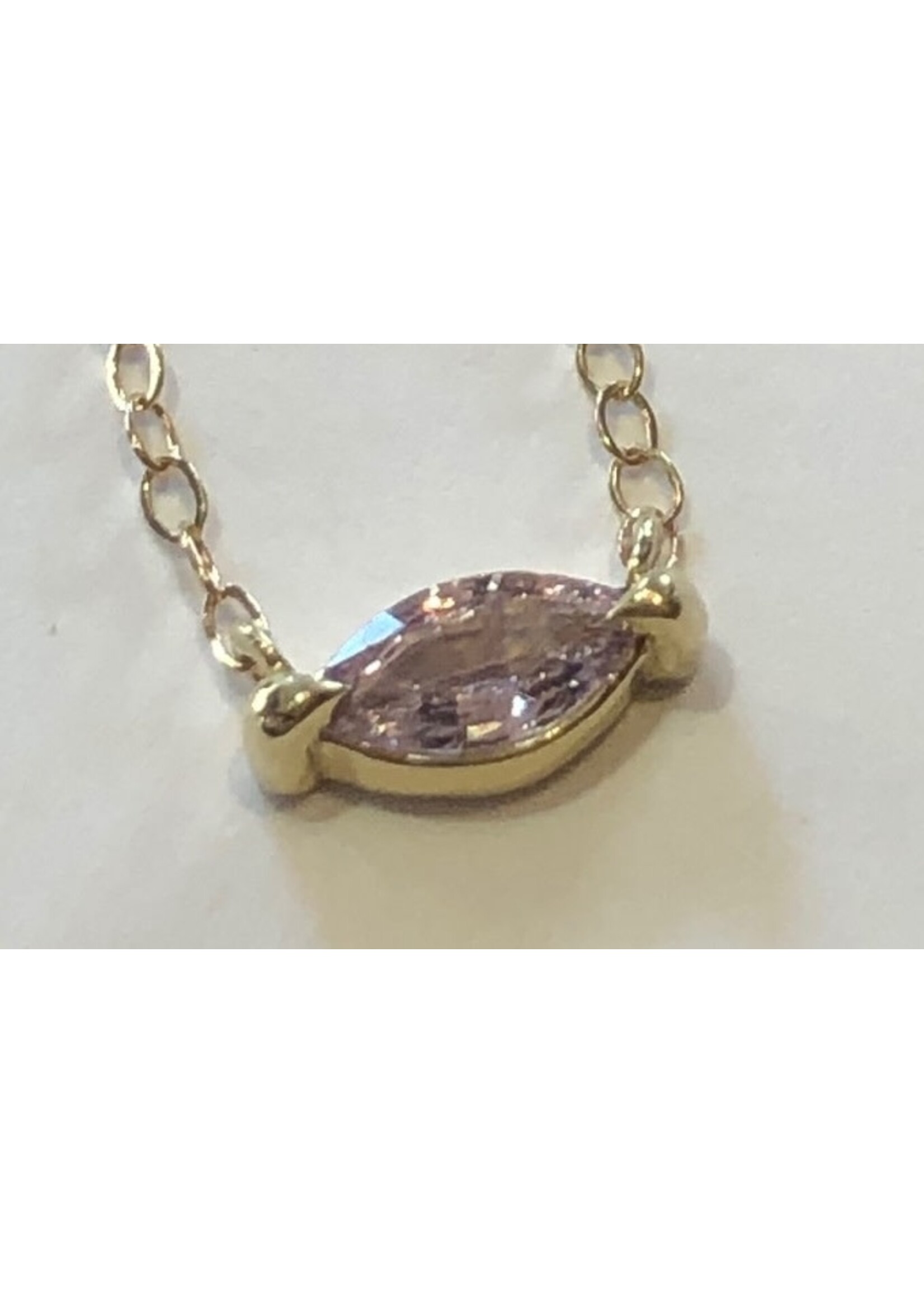 Katie Finn Marquise Sapphire Pendant