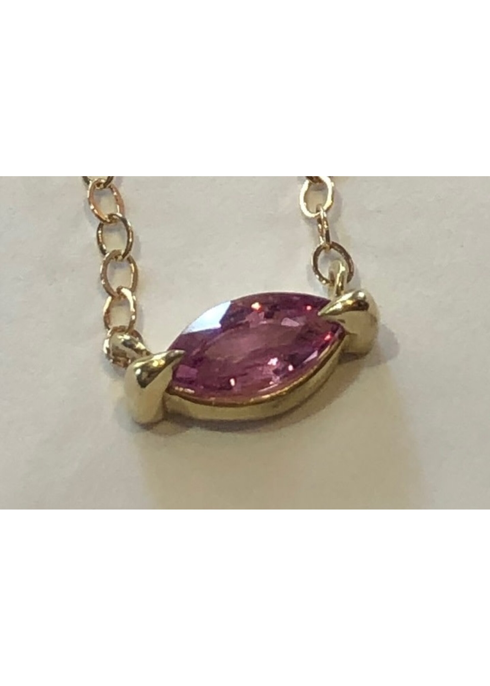 Katie Finn Marquise Sapphire Pendant