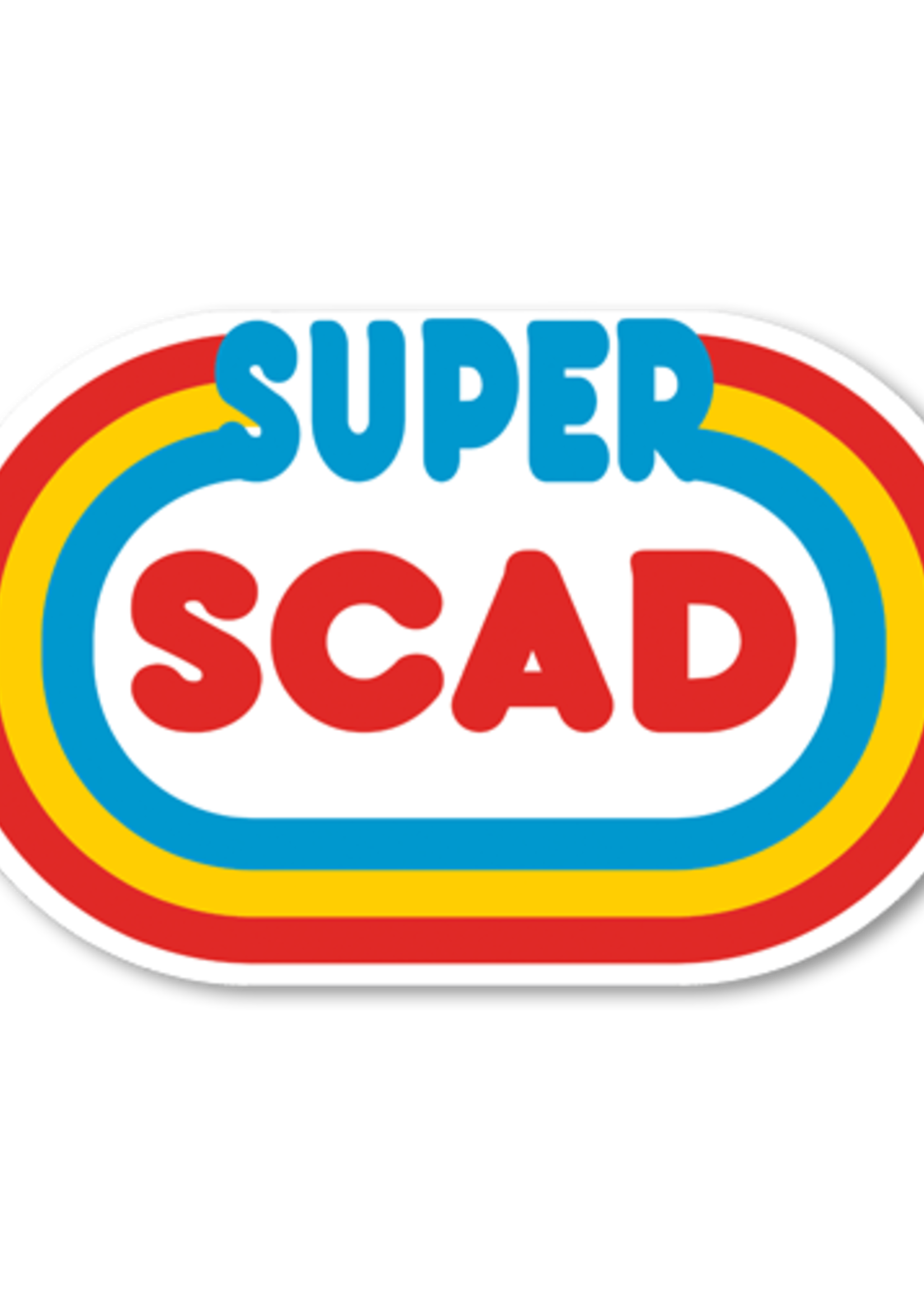 SCAD SCAD Super SCAD Bumper Sticker